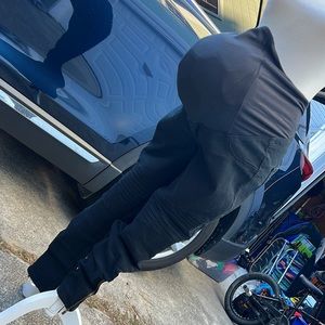 Isabel maternity moto leggings crossover panel